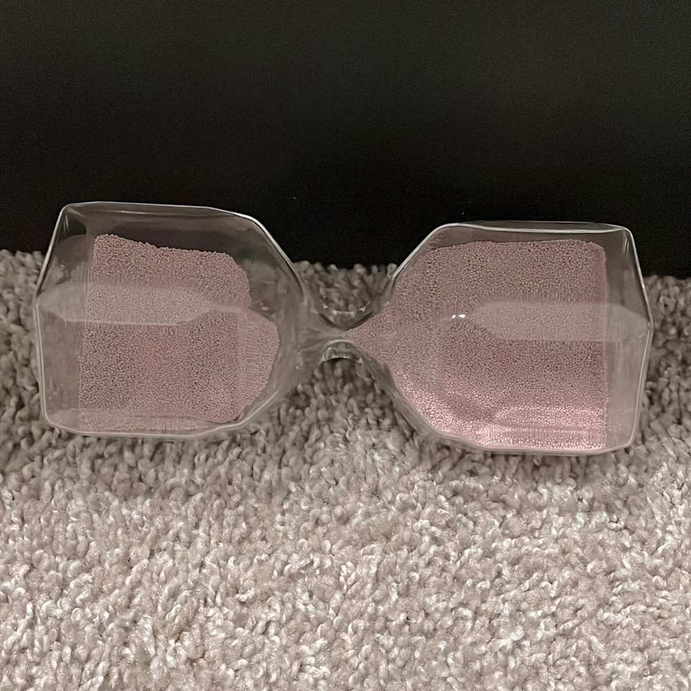 Decorative Home Pink Beaded Sand Hourglass - Picture 2 of 3